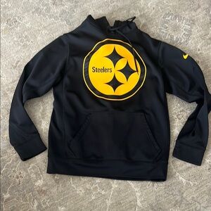 Nike Black and Yellow Steelers Hoodie